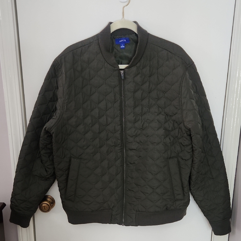 Men's Quilted Jacket - Green
